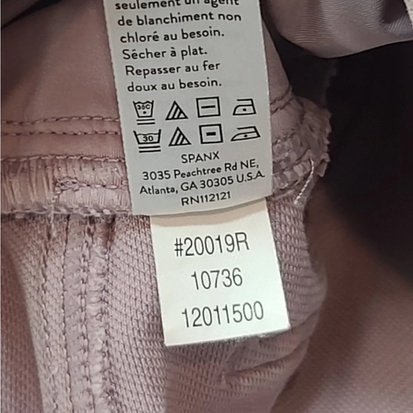 Spanx Jean-ish Ankle Leggings Tea Rose Pull On Stretch Shaping Size L Womens - Picture 4 of 8